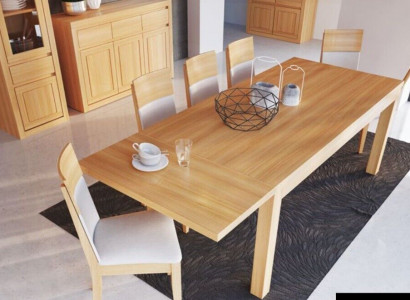 Dining room set complete set ensemble 7-piece table tables solid wood furniture new